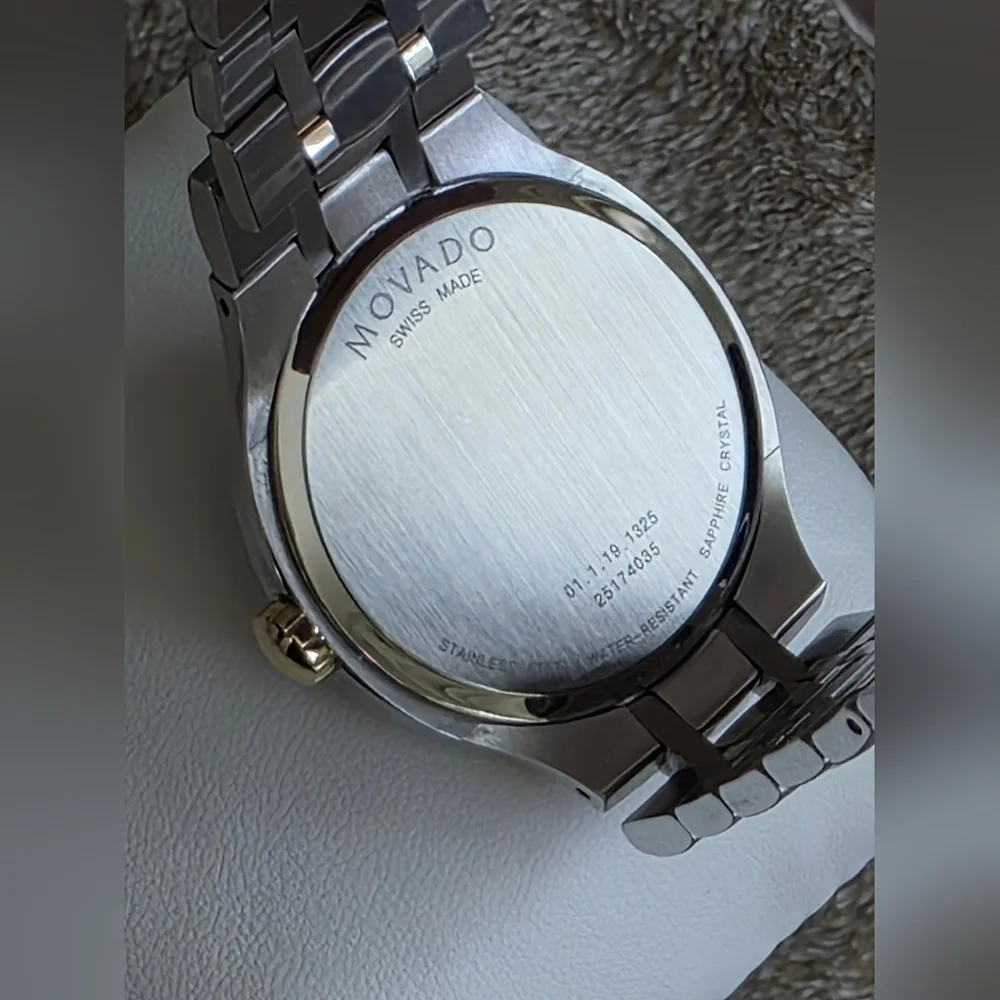 CYBER MONDAY⌚️Men's Movado Swiss Museum Classic Two-Tone Watch Christmas⌚️